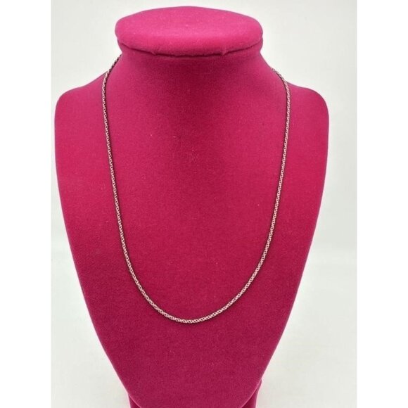 Sterling Silver Rope Chain Necklace 17" – Fine Jewelry, Classic Style - Picture 1 of 2